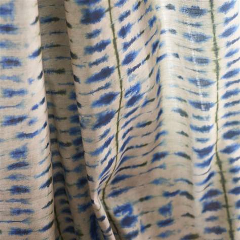 Designers Guild Ikebana Fabrics Suzuri Fabric - Indigo - FDG3085/01 - Image 2
