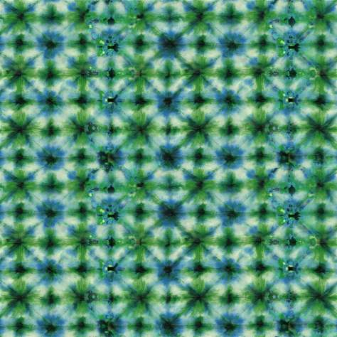 Designers Guild Ikebana Fabrics Shibori Fabric - Emerald - FDG3082/02 - Image 1