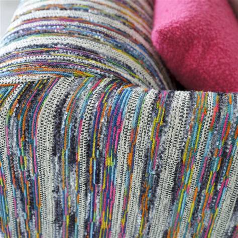 Designers Guild Sakiori Fabrics Touzan Fabric - Fuchsia - FDG3092/01 - Image 3