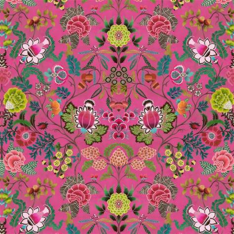Designers Guild Fleurs D Artistes Fabrics Brocart Decoratif Fabric - Cerise - FDG3107/04 - Image 1