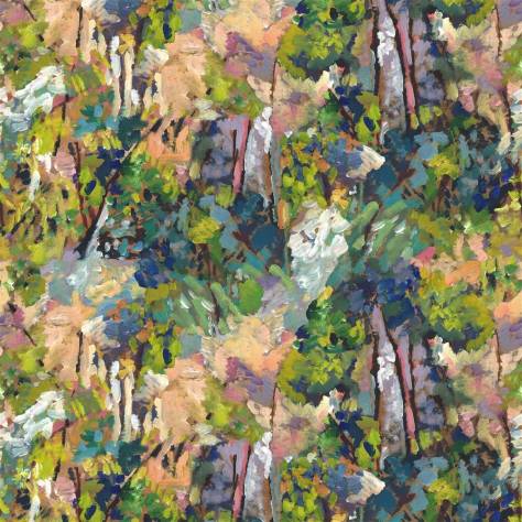 Designers Guild Fleurs D Artistes Fabrics Foret Impressionniste Fabric - Forest - FDG3112/01 - Image 1