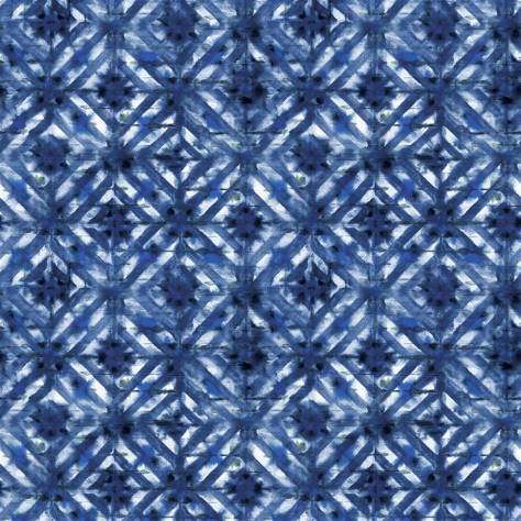 Designers Guild Fleurs D Artistes Fabrics Parquet Batik Fabric - Indigo - FDG3115/02 - Image 1