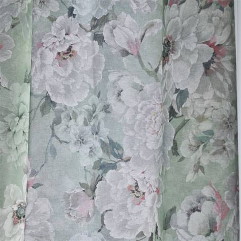 Designers Guild Ghirlanda Fabrics Fleur Blanche Fabric - Eau de Nil - FDG3145/02 - Image 2