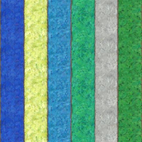 Designers Guild Ghirlanda Fabrics Gesso Stripe Fabric - Cobalt - FDG3141/02