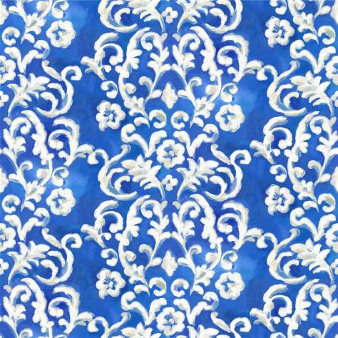 Designers Guild Ghirlanda Fabrics Isolotto Fabric - Cobalt - FDG3140/03 - Image 1