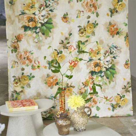 Designers Guild Ghirlanda Fabrics Giardino Di Rose Fabric - Acacia - FDG3139/01 - Image 2