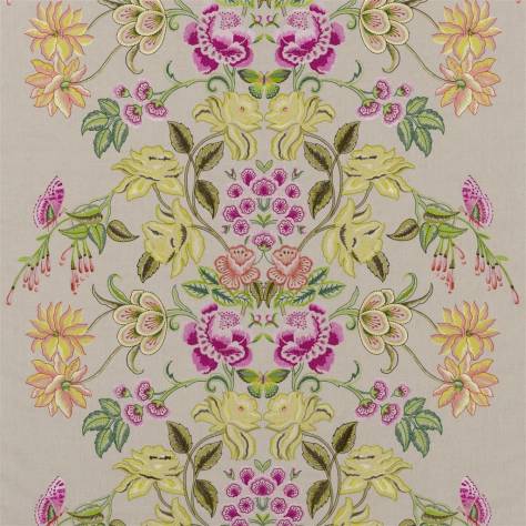 Designers Guild Ghirlanda Fabrics Isabella Fabric - Fuchsia - FDG3135/01 - Image 1