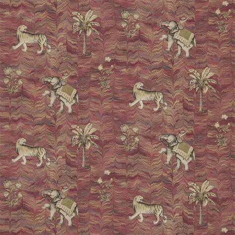 Zoffany Jaipur Prints & Embroideries Jaipur Fabric - Red - ZJAI321694