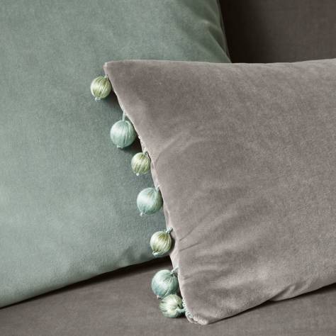 Zoffany Quartz Velvets Quartz Velvet Fabric - Antique Linen - ZREV331609 - Image 3