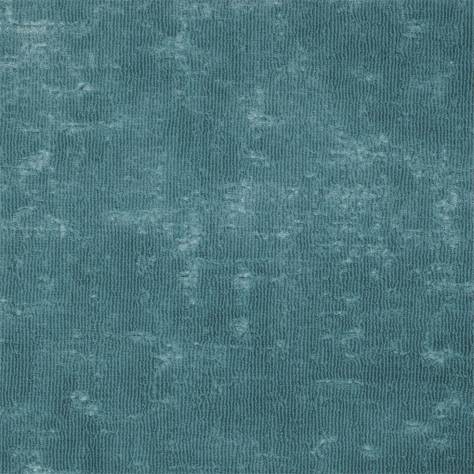 Zoffany Curzon Velvets Curzon Fabric - Aqua - ZCUR331259 - Image 1