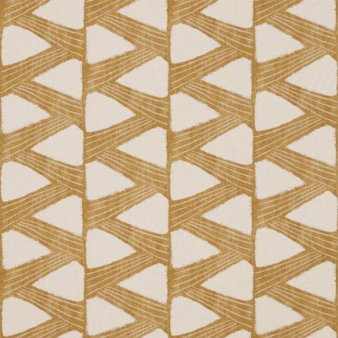 Zoffany Edo Fabrics Kanoko Fabric - Gold - ZATM322435 - Image 1