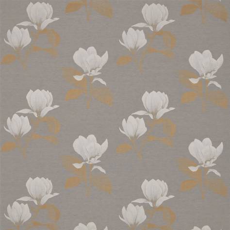 Zoffany Edo Fabrics Kobushi Magnolia Fabric - Grey Blue - ZATM322462 - Image 1