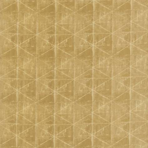 Zoffany Edo Fabrics Crease Fabric - Gold - ZATM332455 - Image 1