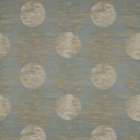 Zoffany Edo Fabrics Moon Silk Fabric - Blue Grey - ZATM332459 - Image 1