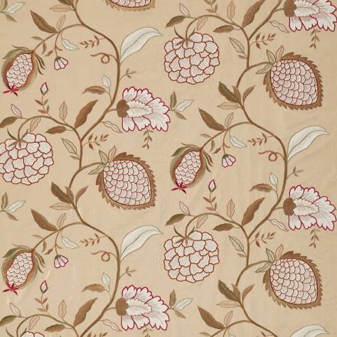 Zoffany Winterbourne Prints & Embroideries  Pomegranate Tree Fabric - Sienna - ZWIN332345 - Image 1