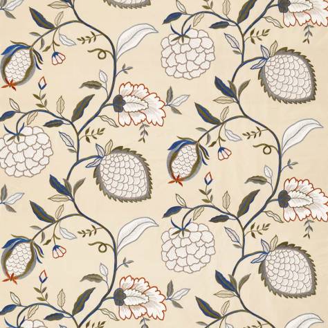 Zoffany Winterbourne Prints & Embroideries  Pomegranate Tree Fabric - Indienne - ZWIN332346