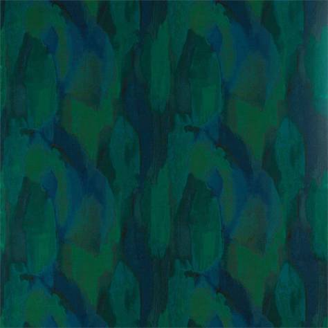 Zoffany The Muse Fabrics Hepworth Fabric - Blue Malachite - ZTOT332899 - Image 1