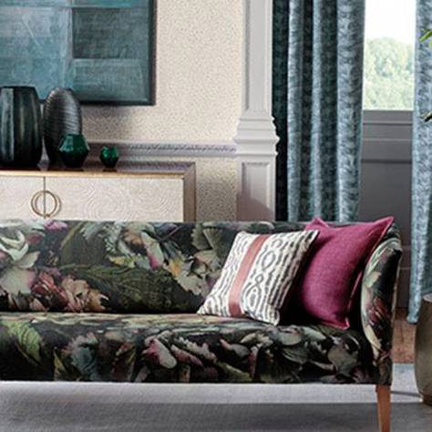 Zoffany Darnley Fabrics Countess Fabric - Twilight - ZDAR322661 - Image 2