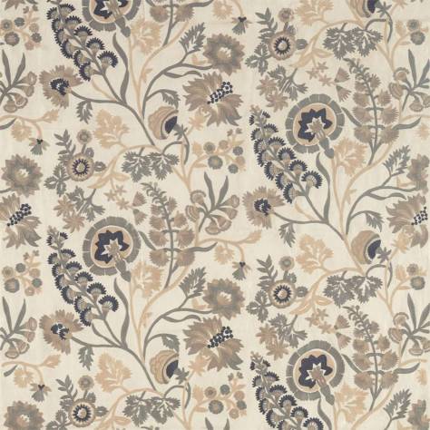 Zoffany Darnley Fabrics Hardwick Crewel Fabric - Fossil - ZDAR332970 - Image 1