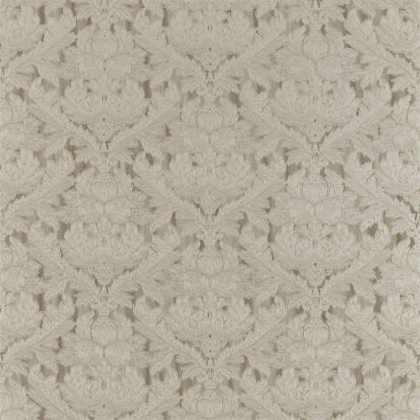 Zoffany Darnley Fabrics Heiress Damask Fabric - Stone - ZDAR332971 - Image 1