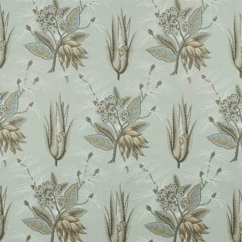 Zoffany Antiquary Fabrics Desert Flower II Fabric - Stone - ZAQF322696 - Image 1