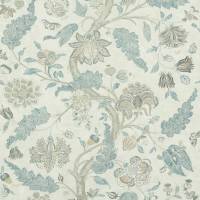 Indienne Print Fabric - Natural / Aubusson