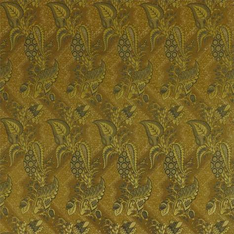 Zoffany Antiquary Fabrics Bizarre Velvet Fabric - Tigers Eye - ZAQF322706