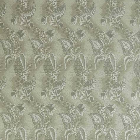 Zoffany Antiquary Fabrics Bizarre Velvet Fabric - Platinum Grey - ZAQF322708 - Image 1