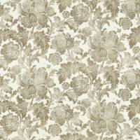 Gilded Damask Fabric - Snow Linen