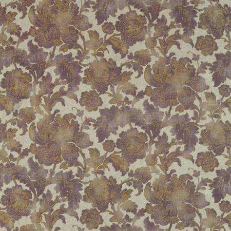 Zoffany Damask - The Alchemy of Colour Fabrics Gilded Damask Fabric - Antiquary Linen - ZDAF322683