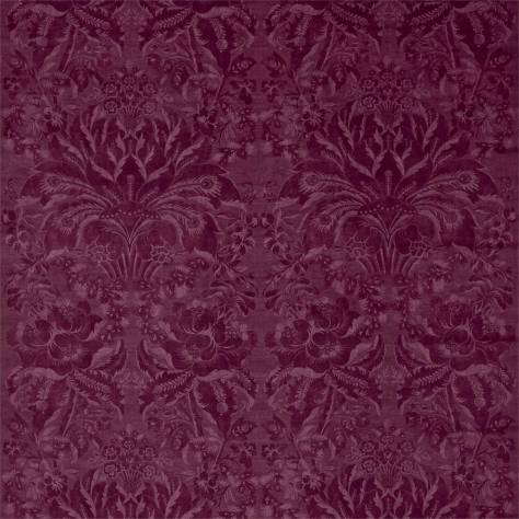 Zoffany Damask - The Alchemy of Colour Fabrics Ducato Velvet Fabric - Rubient - ZDAF322687 - Image 1