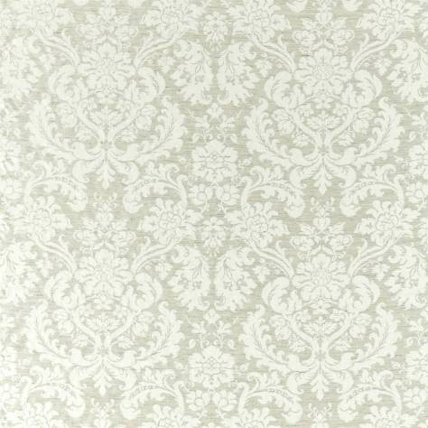 Zoffany Damask - The Alchemy of Colour Fabrics Tours Weave Fabric - Platinum White - ZDAF333102
