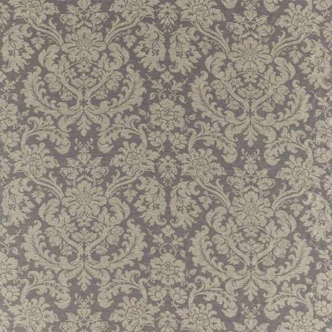 Zoffany Damask - The Alchemy of Colour Fabrics Tours Weave Fabric - Anthracite - ZDAF333104
