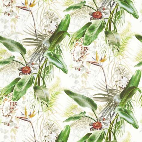 Zoffany Kensington Walk Fabrics Paradise Row Fabric - Evergreen - ZHIF322722 - Image 1