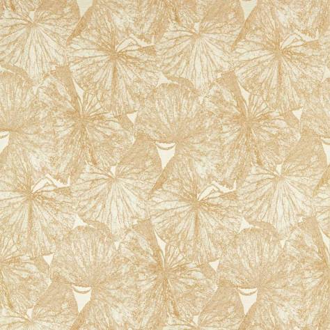 Zoffany Kensington Walk Fabrics Taisho Weave Fabric - Gold - ZHIF333231 - Image 1