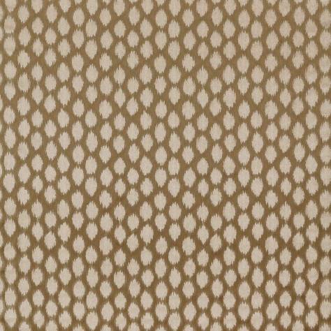 Zoffany Decorative Velvet Fabrics Ikat Spot Fabric - Antique/Gold - ZTAC333258