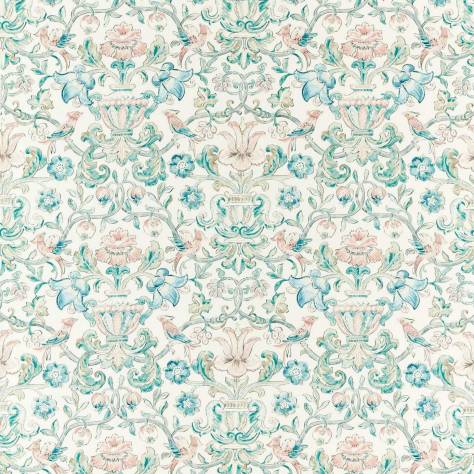 Zoffany Cotswolds Manor Fabrics Pompadour Print Fabric - Mineral - ZCOT322742 - Image 1