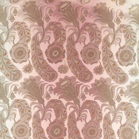 Zoffany Cotswolds Manor Fabrics Sezincote Damask Fabric - Tuscan Pink - ZCOT333299 - Image 1