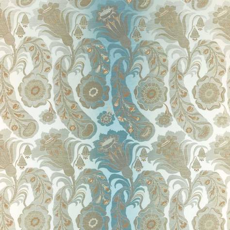 Zoffany Cotswolds Manor Fabrics Sezincote Damask Fabric - La Seine - ZCOT333300 - Image 1