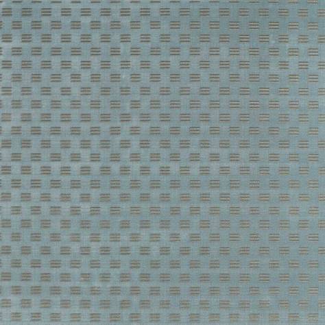Zoffany Decorative Velvets II Mustak Fabric - Wedgwood Blue/Silver - ZDEV333317