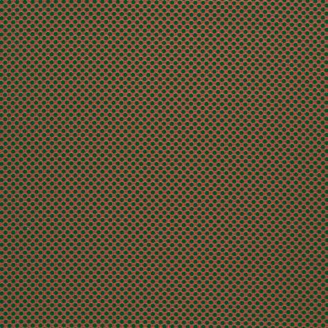 Zoffany Domino Weaves Fabrics Domino Spot Fabric - Huntsmans Green - ZDOM333326
