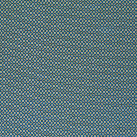 Zoffany Domino Weaves Fabrics Domino Spot Fabric - Lazuli - ZDOM333328