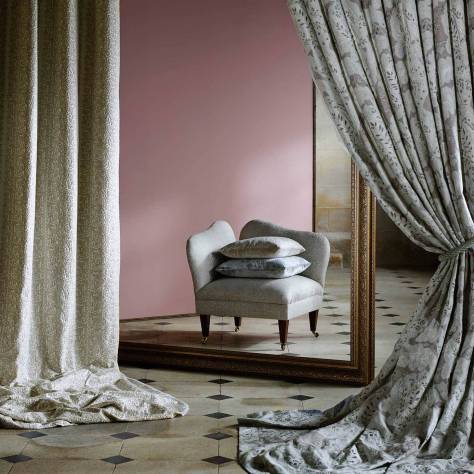 Zoffany Boleyn Fabrics Odell Fabric - White Opal - ZBOL332768 - Image 3