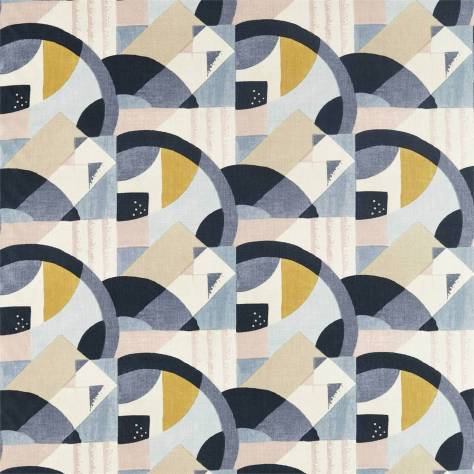 Zoffany Icons Fabrics Abstract 1928 Fabric - Mineral - ZICO322669