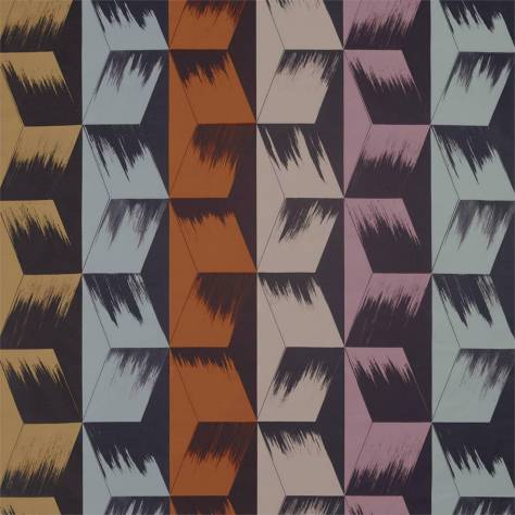 Zoffany Icons Fabrics Rhombi Stripe Fabric - Mineral - ZICO333031 - Image 1