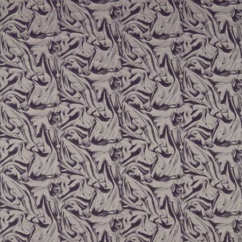 Zoffany Phaedra Fabrics Rouche Fabric - Logwood Grey - ZPHA332663 - Image 1