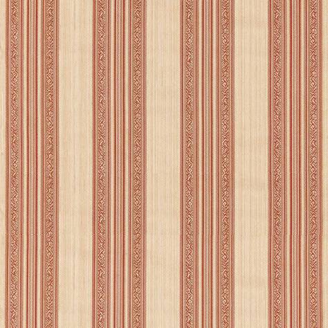 Zoffany Arcadian Weaves Hanover Stripe Fabric - Amber - ZARW333358 - Image 1
