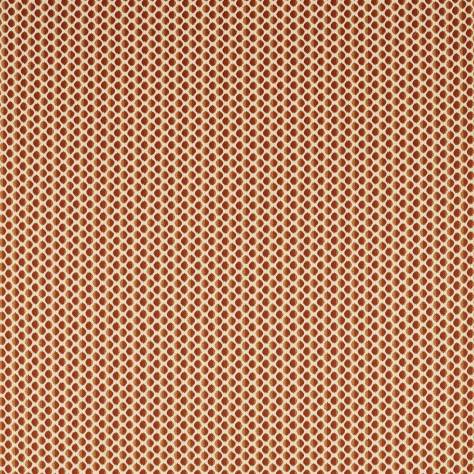 Zoffany Arcadian Weaves Seumour Spot Fabric - Amber - ZARW333361