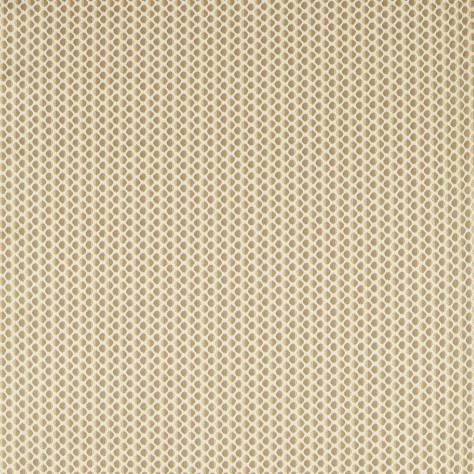 Zoffany Arcadian Weaves Seumour Spot Fabric - Gold - ZARW333362