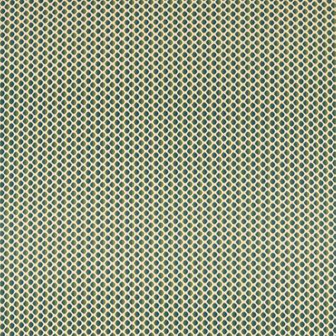 Zoffany Arcadian Weaves Seumour Spot Fabric - Evergreen - ZARW333364
